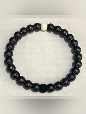 LOKAI Large Gunmetal Gray Silicone Core Bangle Bracelet Boho Y2K Streetwear